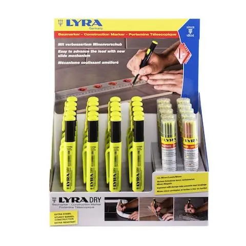 Lyra Dry Profi Display Snickarpenna Billigare